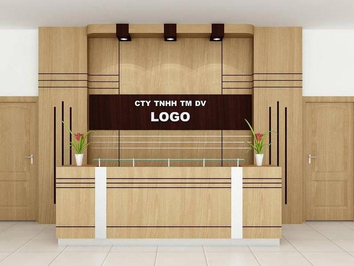 Logo quầy lễ tân - Logo công ty